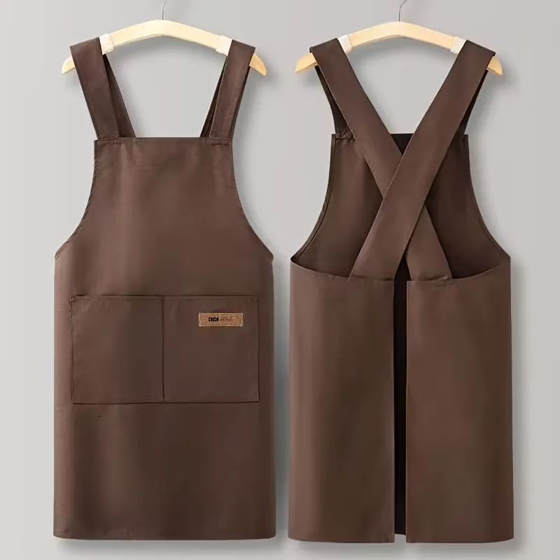 Schort chocoladebruin