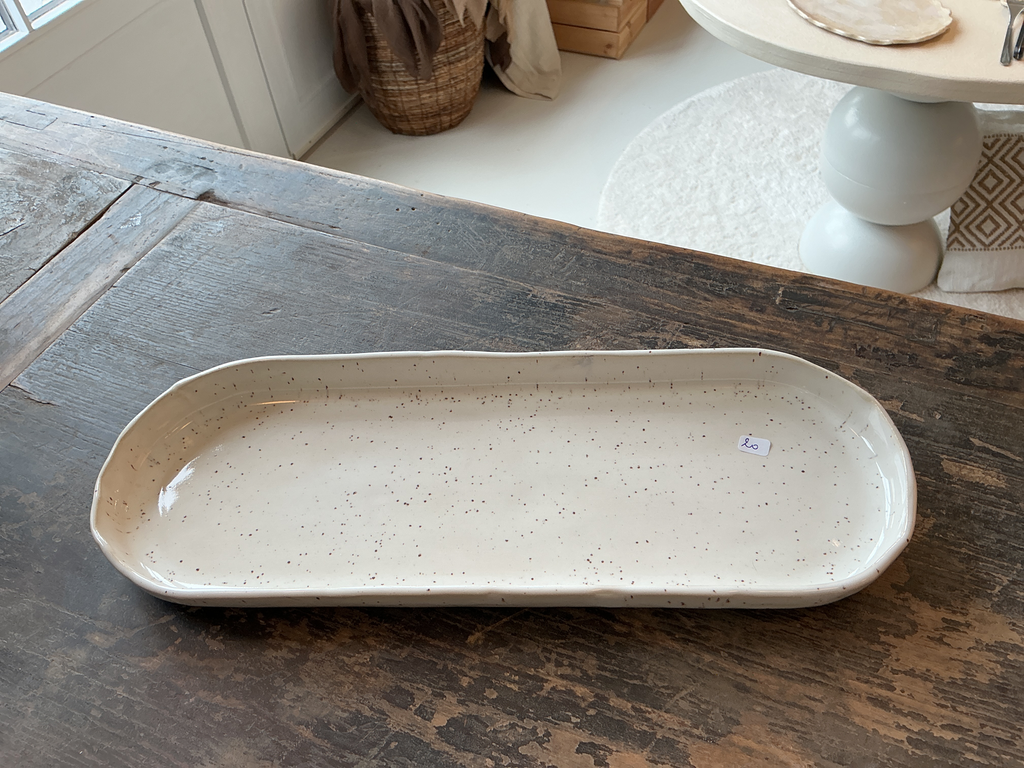 LIVA XL ovale schaal  34cmx13cm - 25€